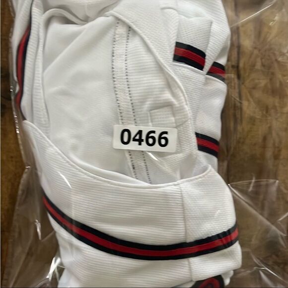 Atlanta Braves Majestic White and Red Baseball Jerseys - Picture 8 of 8